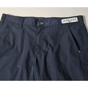 CARHARTT  74533-20 Lightweight Bicomponent Navy Work Pants Men's Size 36x30
